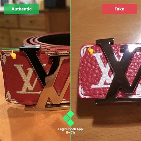 fake suprem lv belt|louis vuitton supreme x belt check.